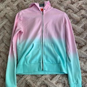 Butter girl pink&blue hoodie sweatshirt XL